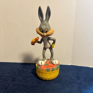 1971 BUGS BUNNY Coin Bank Warner Bros R. Dakin & Co Hong Kong w/ Stopper Cartoon